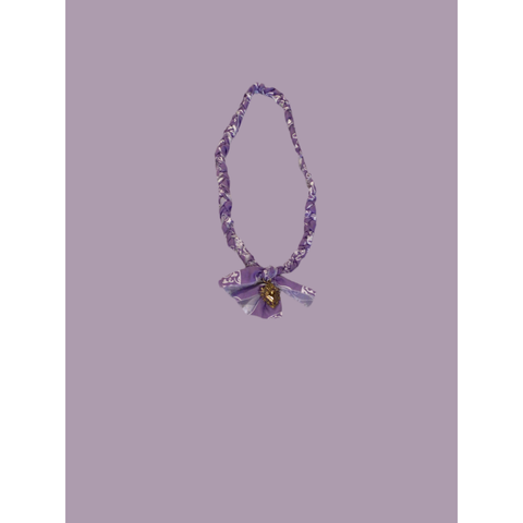 Bandana Necklace: Lilac