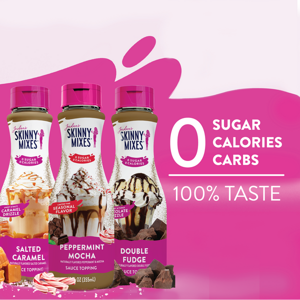 Jordan's Skinny Mixes - Sugar Free Holiday Delicious Drizzle Sauce Trio