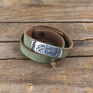 ReLoved by Honey and Me featuring Simply Saguaro - Wild and Free Wrap Bracelet with Bead