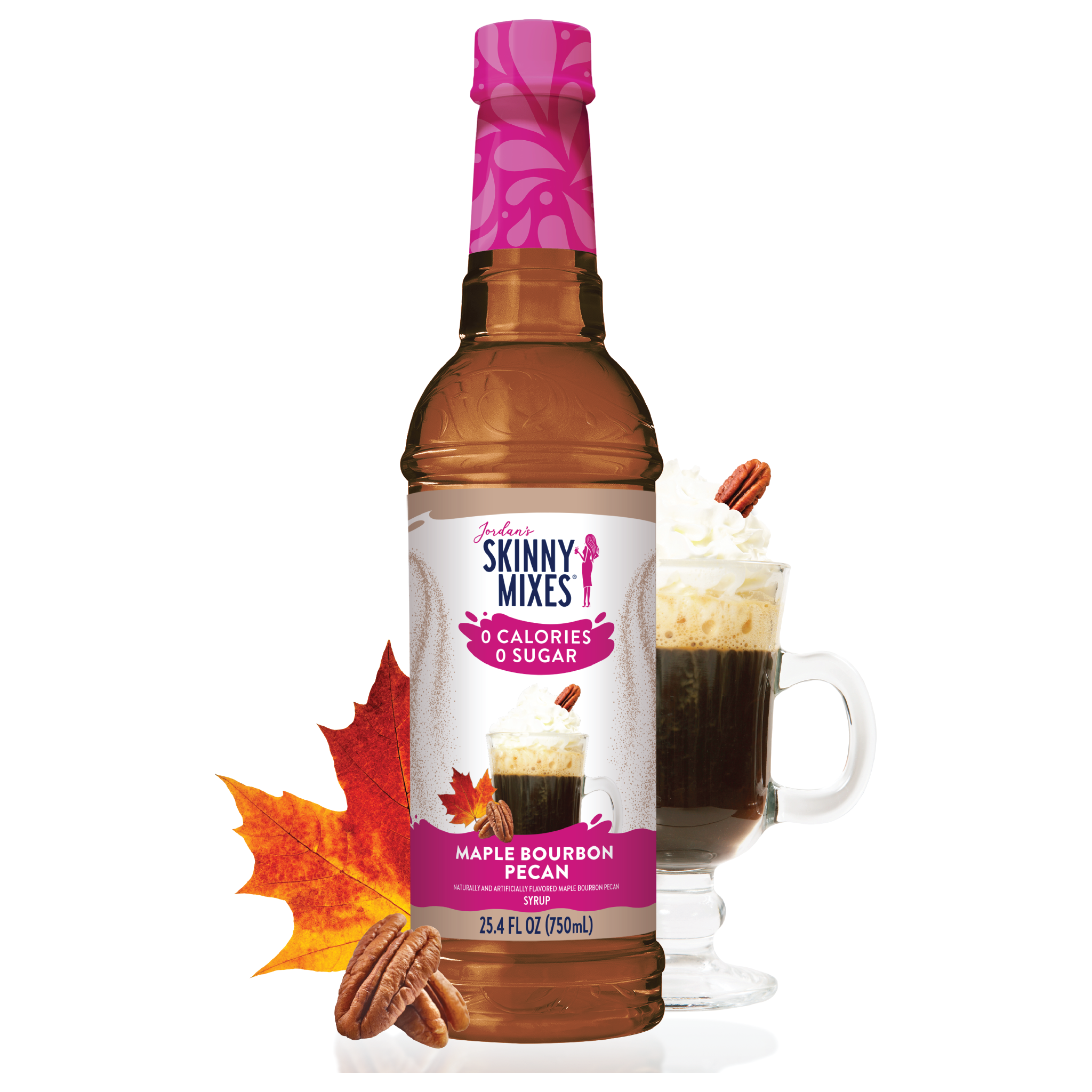 Sugar Free Maple Bourbon Pecan Syrup