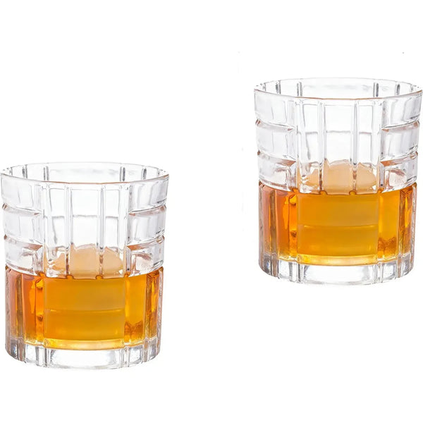 Bezrat - Set of 6 - Mix and Match Whiskey Glasses - 10 oz