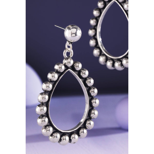 Western Teardrop Cut Bubble Dangle Earrings