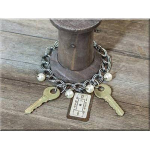 ReLoved by Honey and Me featuring Simply Saguaro - Salvage Key and Watch Face Bracelet