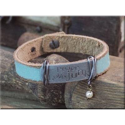 ReLoved by Honey and Me featuring Simply Saguaro - Peace Love Junk Bracelet