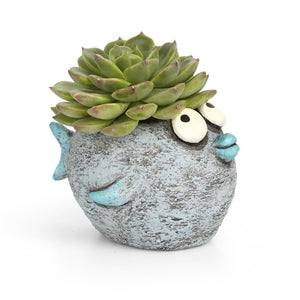 Bubbles Fish Planter