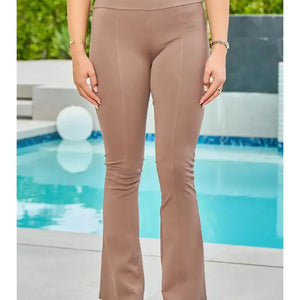 Magic High Waisted Kick Flare Pants, Dark Mocha