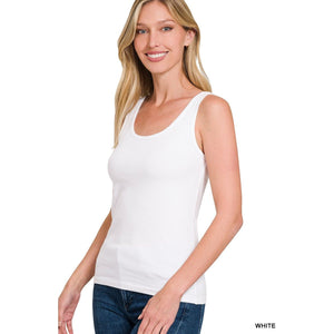 Goddess Size Racer Back Cotton Rib Tank