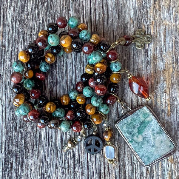 Reba Necklace/Bracelet India Agate