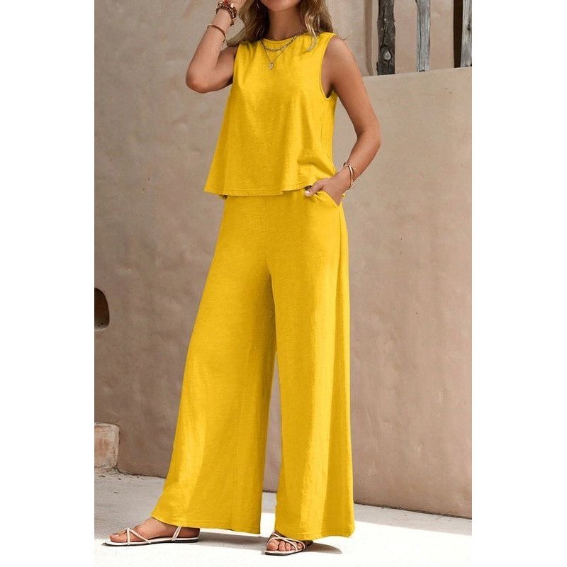 Trendy And Versatile Set For Women, Yellow