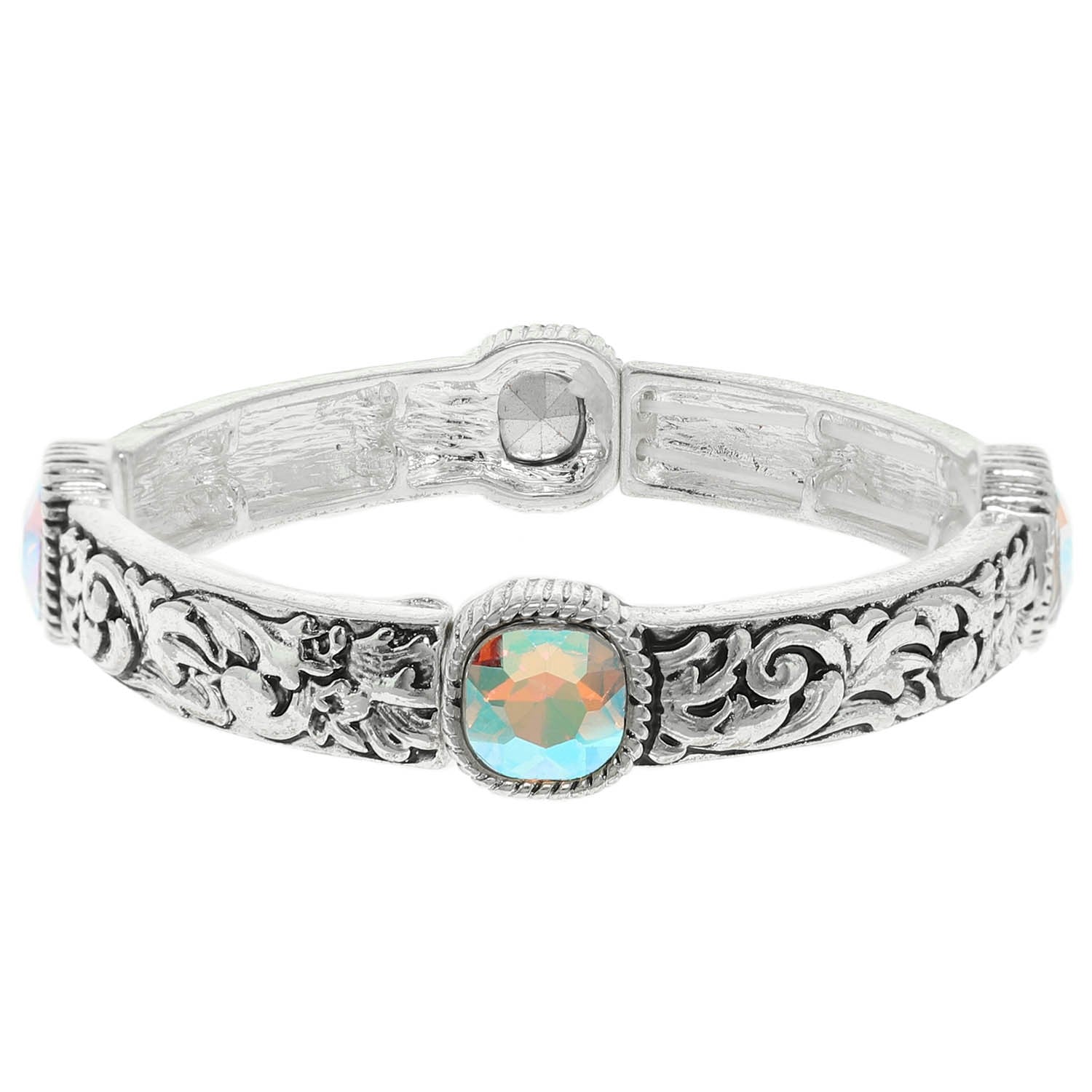 Western Crystal Stretch Bracelet