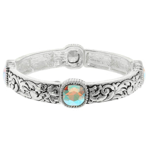 Western Crystal Stretch Bracelet