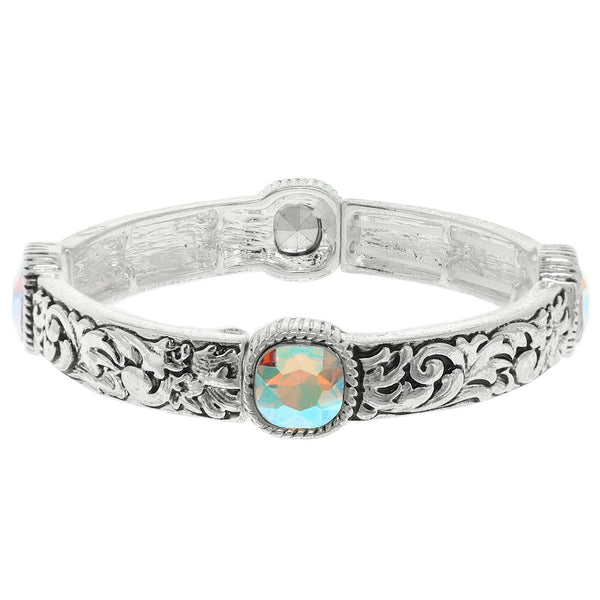 Western Crystal Stretch Bracelet