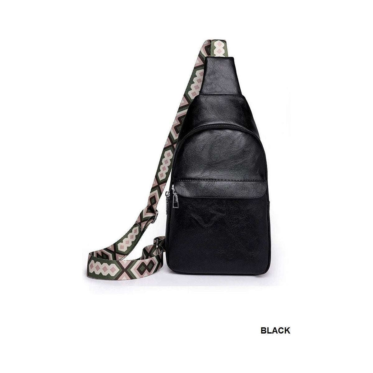 Guitar Strap Crossbody Check Sling Bag