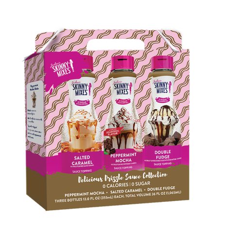 Jordan's Skinny Mixes - Sugar Free Holiday Delicious Drizzle Sauce Trio