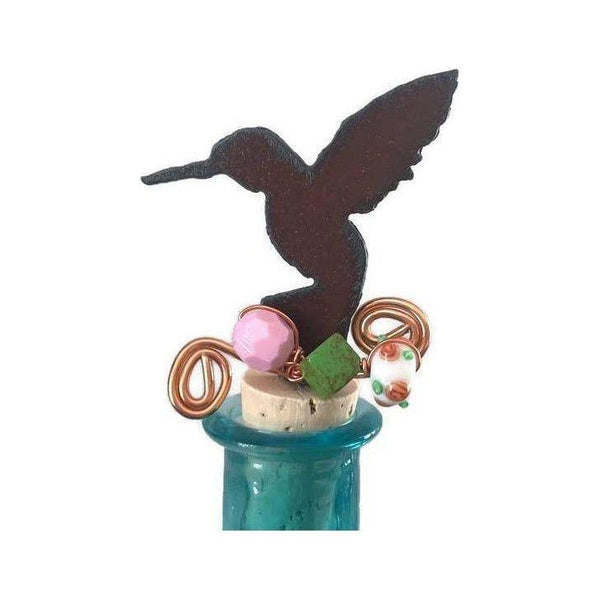 Rustic Wine Cork shapes with beads and wire