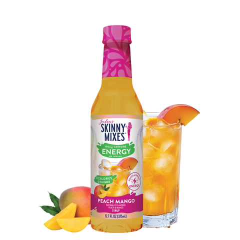 Skinny Mixes - Sugar Free Peach Mango Energy Syrup - 375ml