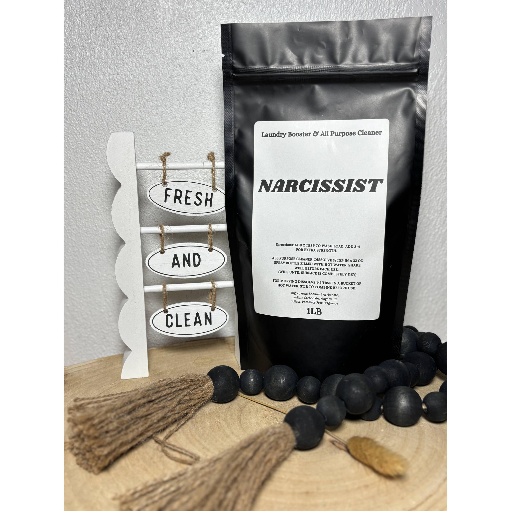 Narcissist Laundry Powder & All Purpose Cleaner: 1 Ib