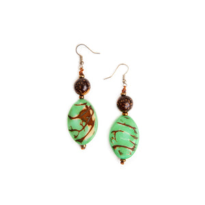 Lupe Earrings: Mint