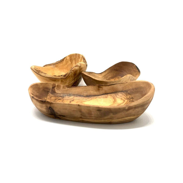 Rustic bowl 14-16 cm olive wood, shipped from Germany