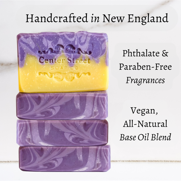 Lavender and Lemongrass Vegan Handmade Soap Bar - 4oz