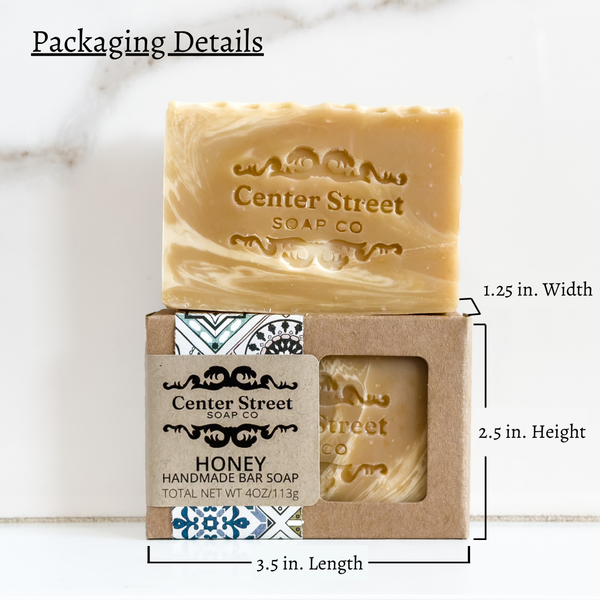 Honey Handmade Soap Bar - 4oz