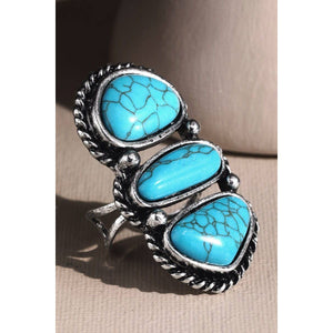 Layered Navajo Semi Stone Ring