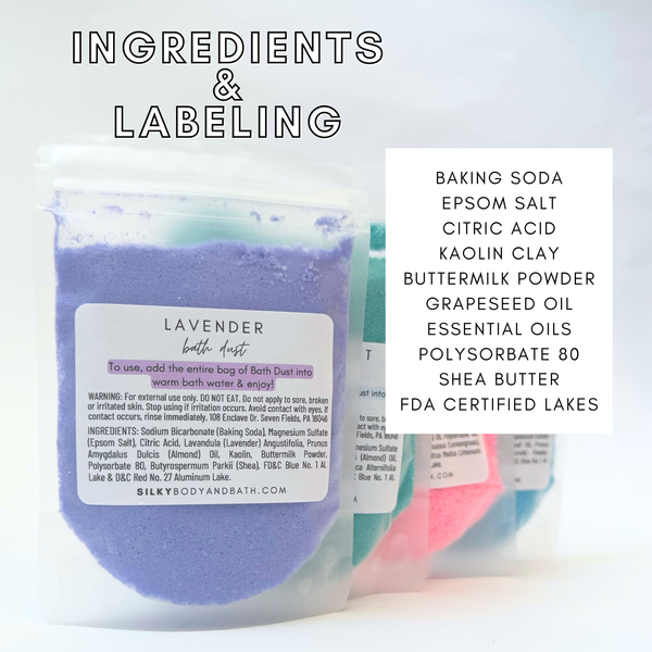 Silky Body & Bath - Lavender Bath Dust