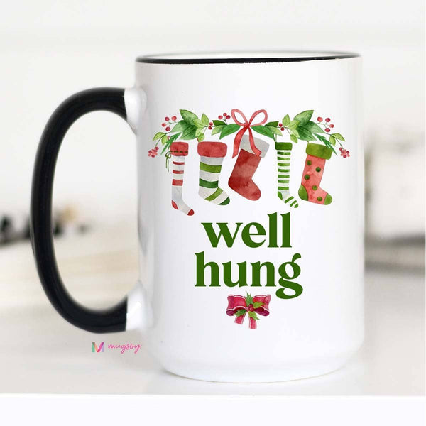 Well Hung Christmas Mug