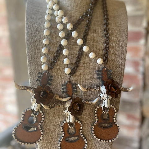 Gypsy South Nashville Skull Necklace
