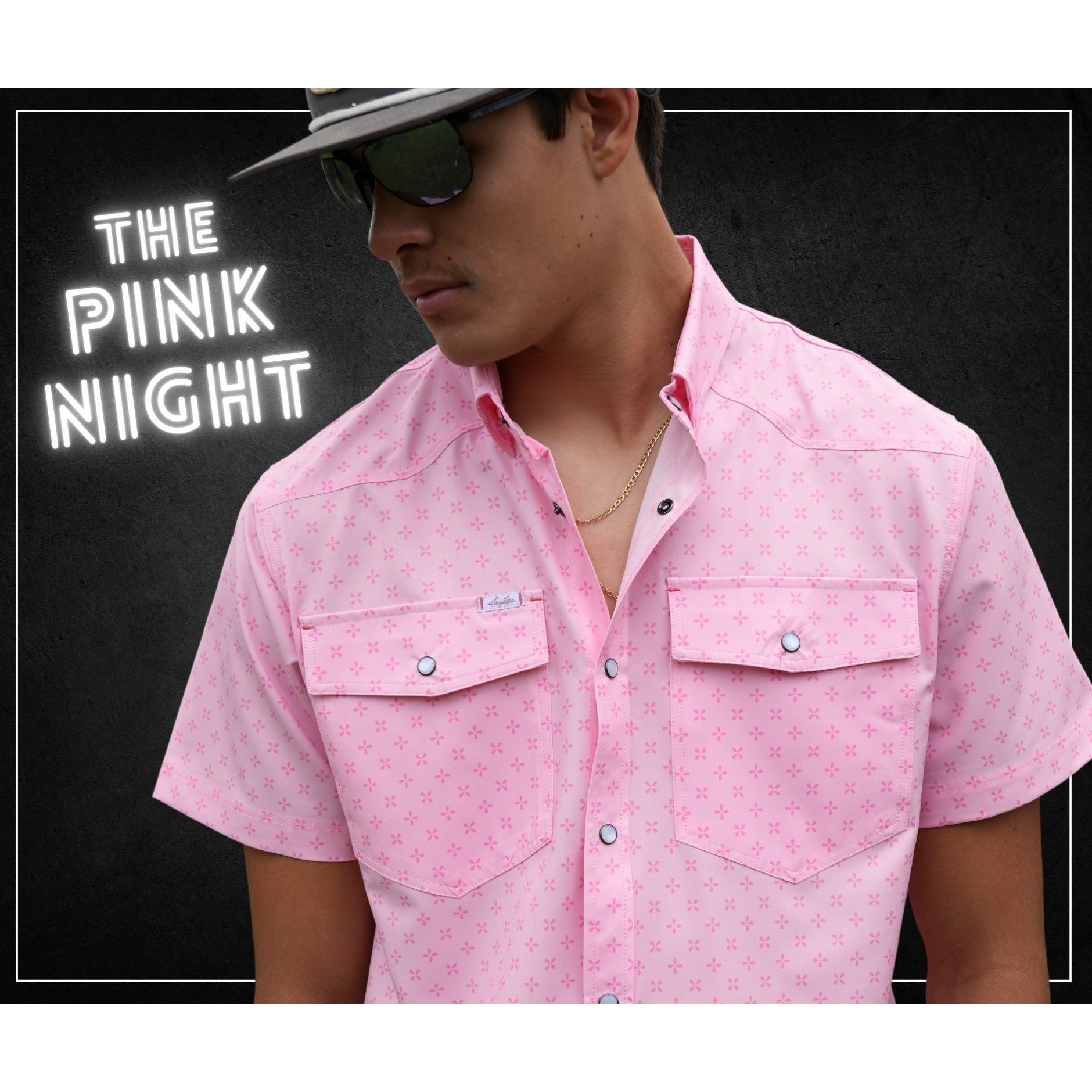 SanJac Outdoor Pearl Snap Mens Shirt