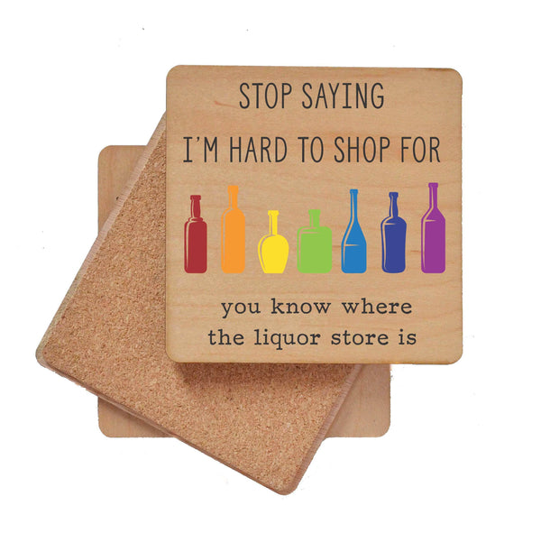 Driftless Studios - Hard To Shop For Liquor Store Bar Coaster Gift - Coasters