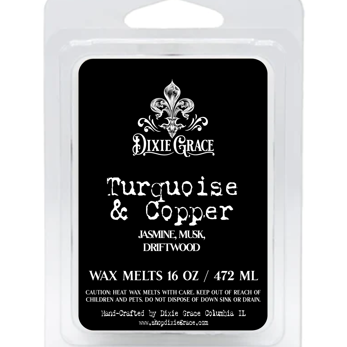 Turquoise & Copper - 3 oz Wax Melts