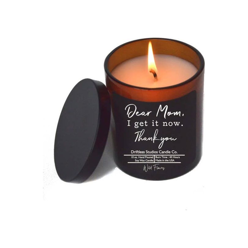 Driftless Studios - Dear Mom I Get It Now - Mothers Day Candles - Soy Wax Candle: Lemon Lavender