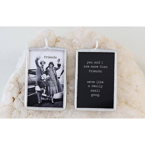 Friends Small Gang Soldered Art Charm
