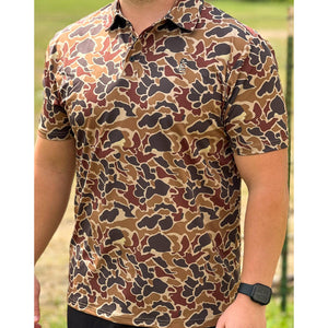 Duck Camo Golf Polo