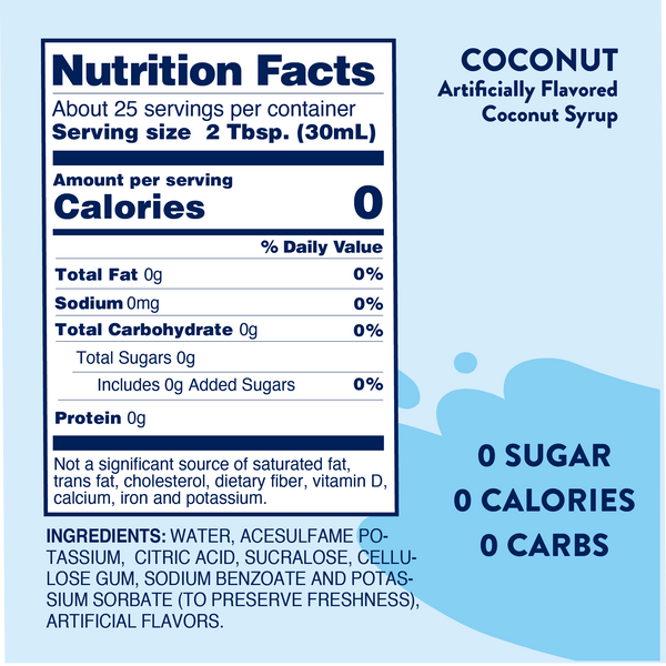 Sugar Free Coconut Syrup