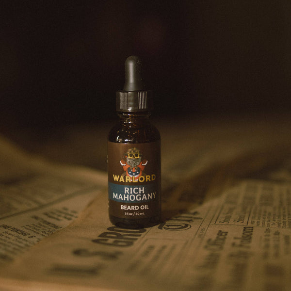 Rich Mahogany Beard Oil: 1/2 oz.