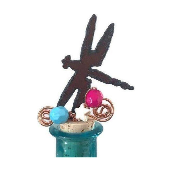 Rustic Wine Cork shapes with beads and wire