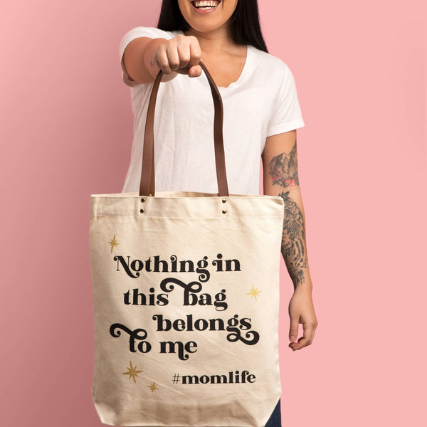 Hashtag Mom Life Tote Bag