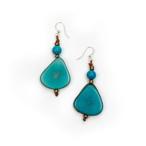 Alma Earrings, Turquoise