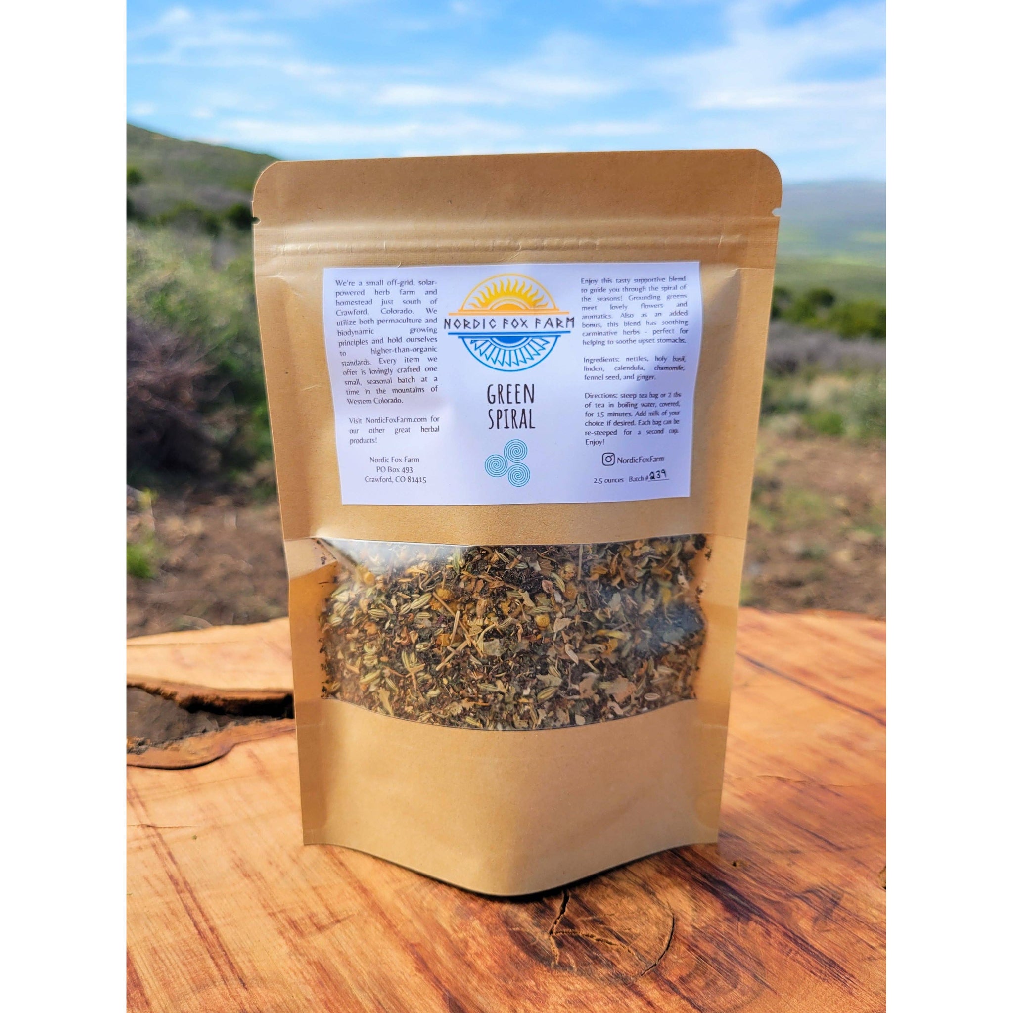 Green Spiral Tea: Loose Leaf