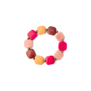 Erica Bracelet: Fuchsia Combo