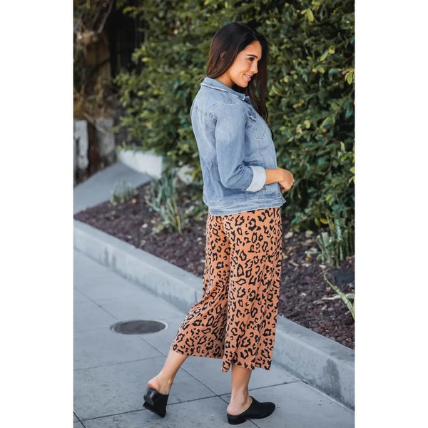 Animal Print Erin Gaucho Pants