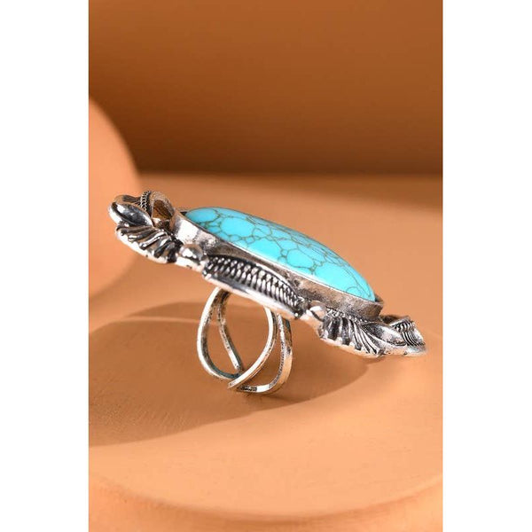 Western Oval Cuff Ring