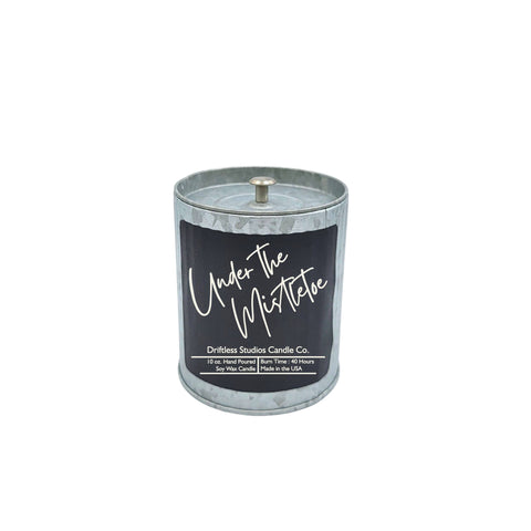 Under the Mistletoe Soy Wax Candle Tin Candles Christmas