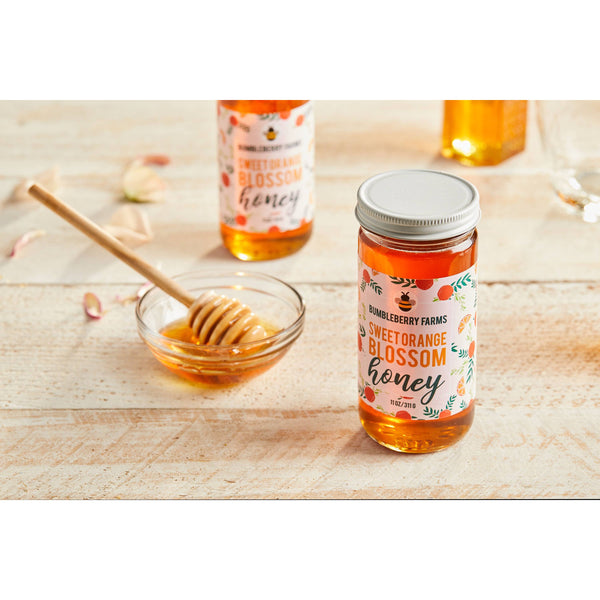 Pure Orange Blossom Honey - 11OZ