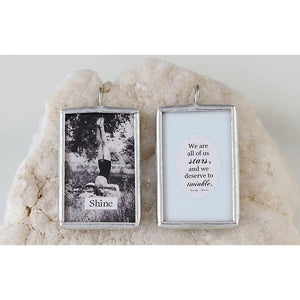 Shine Soldered Art Charm