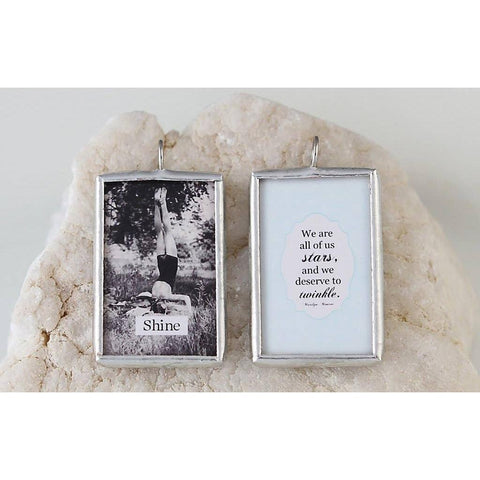 Shine Soldered Art Charm