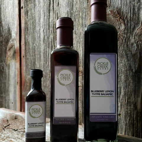 Blueberry Lemon Thyme Infused Balsamic Vinegar: 250mL