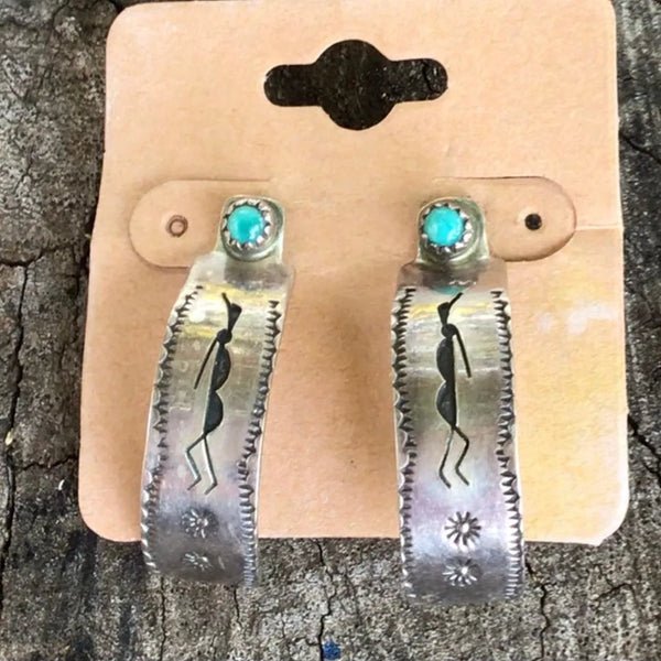 Sterling Silver Southwest Earrings